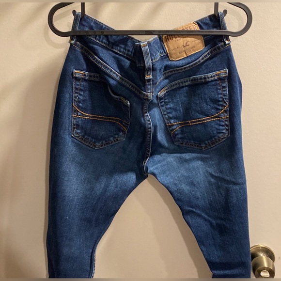 Men’s Dark Wash Skinny Jeans - Picture 2 of 3